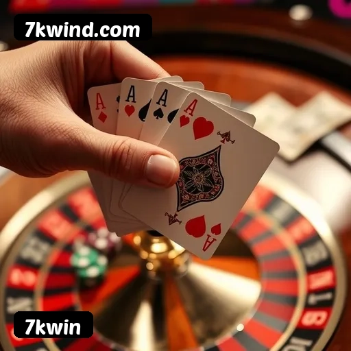 App 7kwin para iOS e Android — interface mobile, login biométrico e PIX integrado